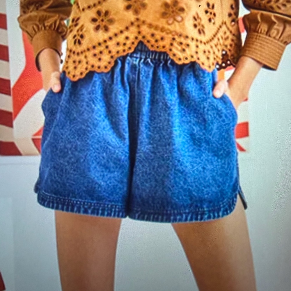 Hunter Bell Courtland Jean Shorts NWT Size L